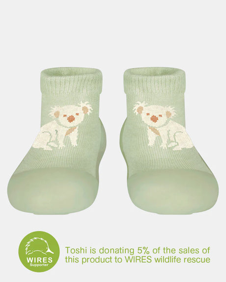 Toshi Organic Hybrid Walking Socks - Storytime Koala