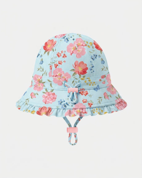 Toshi Swim Bell Hat Twinkle Aqua Garden