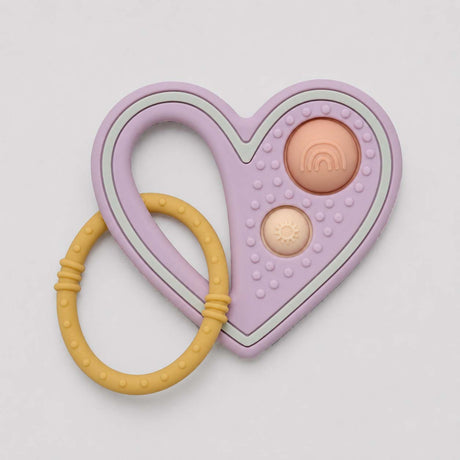 Pilbeam Living Heart Silicone Pop Teether