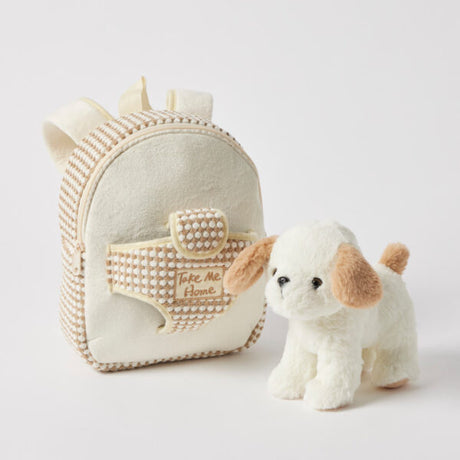 Pilbeam Living Plush Puppy Take-Me-Home Backpack