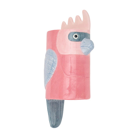 Annabel Trends Ceramic Wall Vase - Native Birds Pink Galah