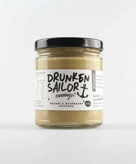 Drunken Sailor Wasabi and Raspberry Mustard
