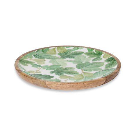 Madras Link Fig Enamel Round Platter D35cm
