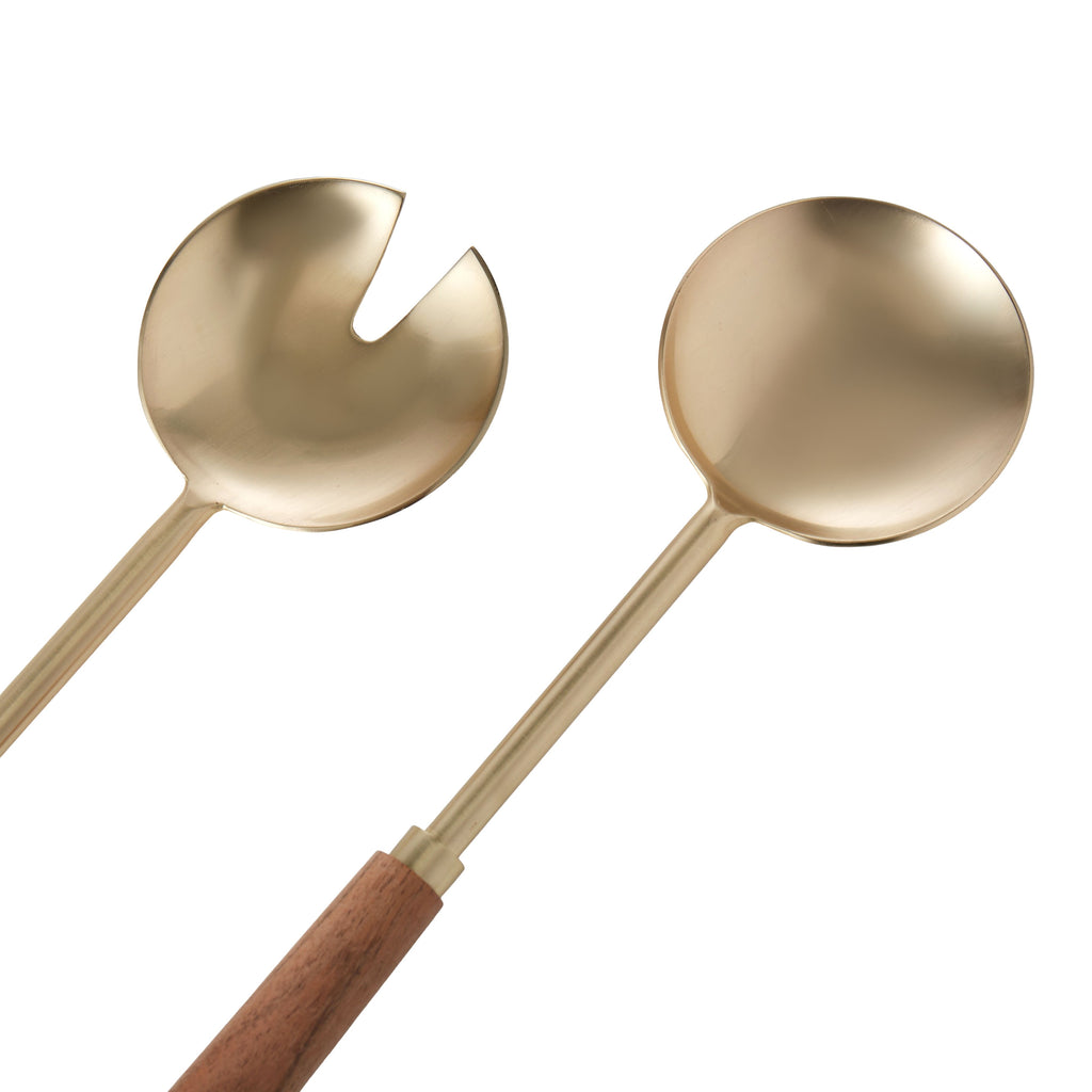 IsAlbi Acacia Wood Salad Servers