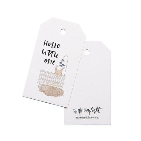 In the Daylight Baby Crib Gift Tag