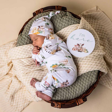 Snuggle Hunny Farm Organic Grow Suit