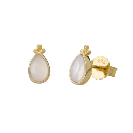 Murkani Loved Always Faceted Moonstone Earrings GP