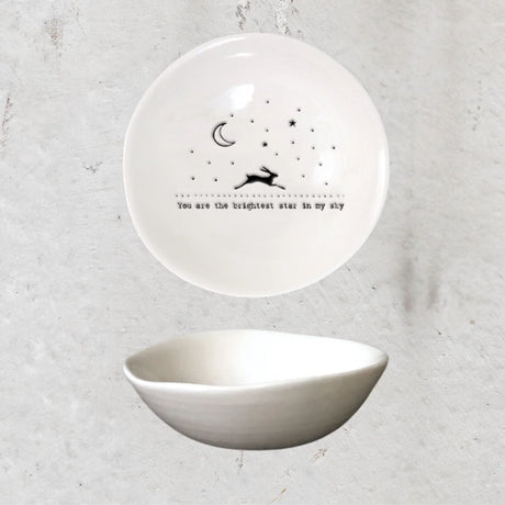 Heaven In Earth Wobbly Porcelain Med Bowl - Bright Star