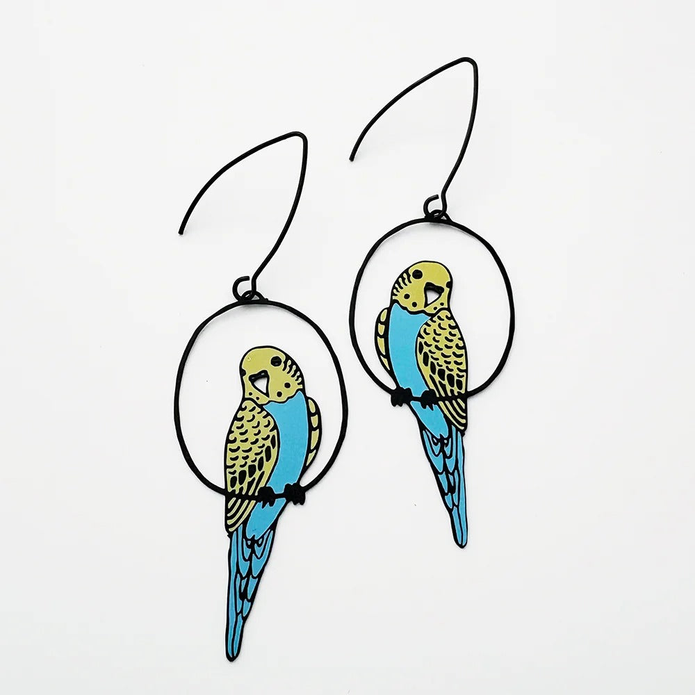 Denz Budgie Earrings BYB