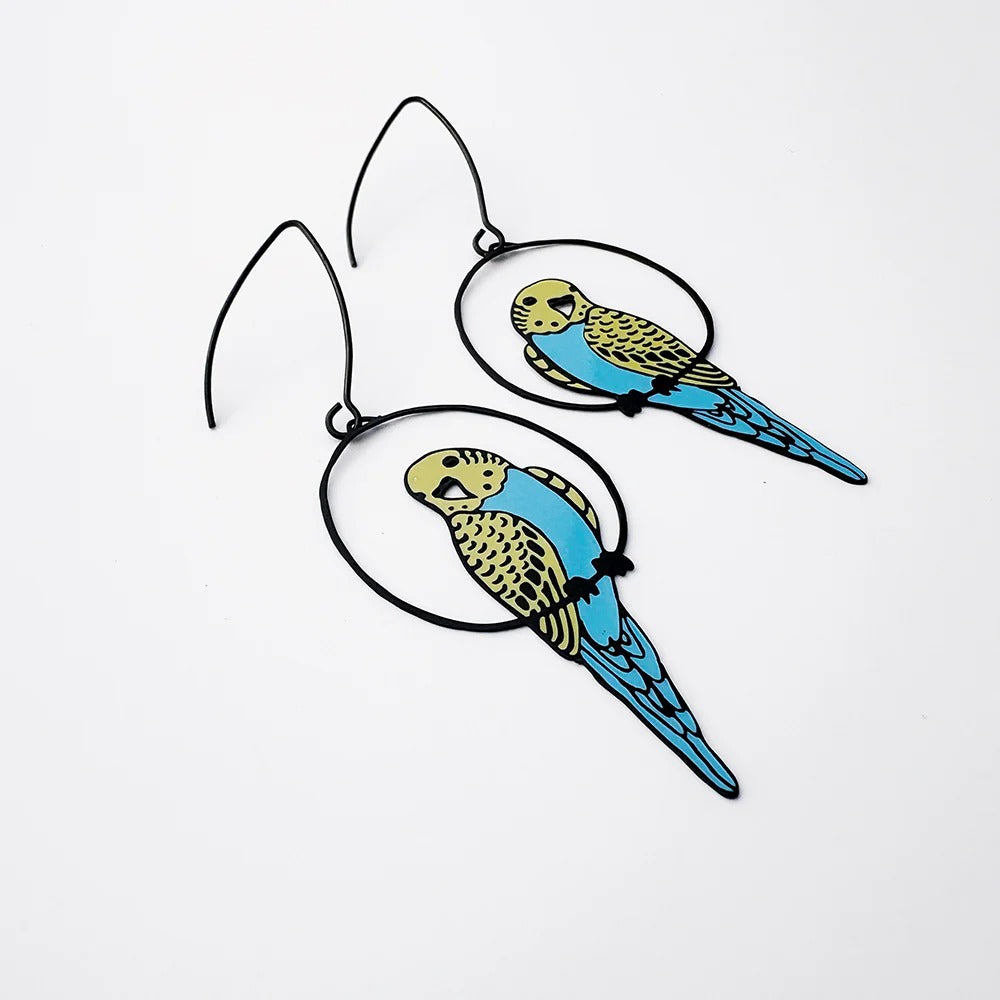 Denz Budgie Earrings BYB