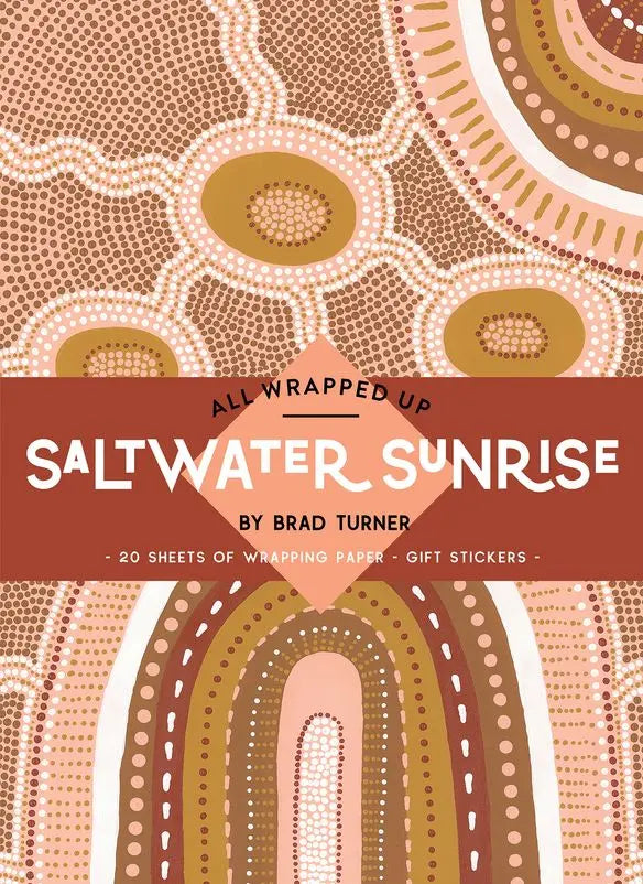 Hardie Grant Saltwater Sunrise Wrapping Paper Book by Brad Turner