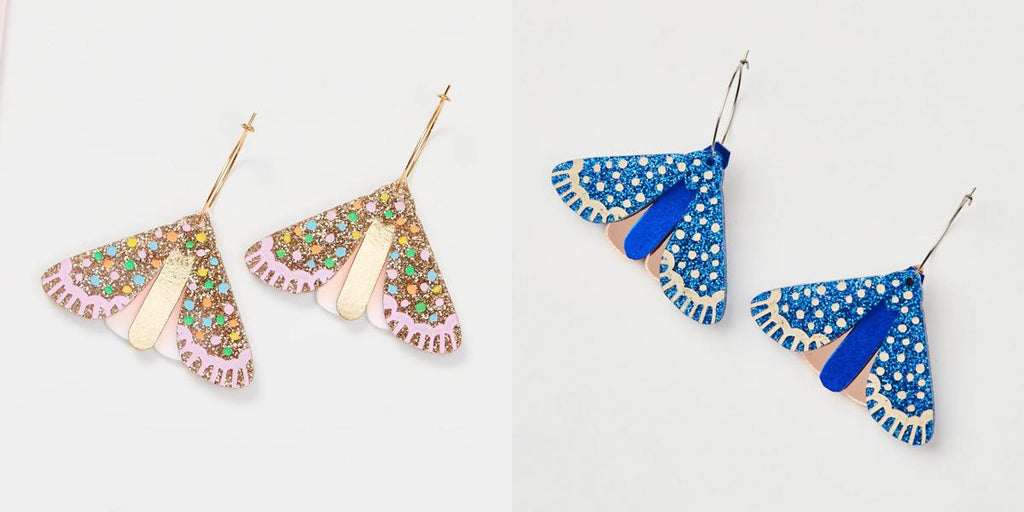 Martha Jean Moth Earrings