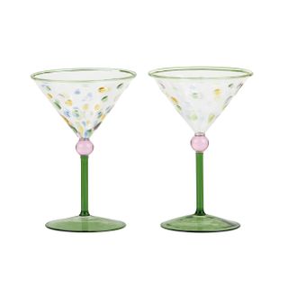 Coast to Coast Lulu S/2 Cocktail Glasses