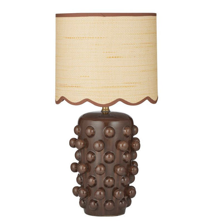 Coast to Coast Hopper Ceramic Table Lamp - Cocoa