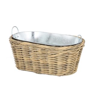 Coast to Coast Bubbles PE Rattan Cooler