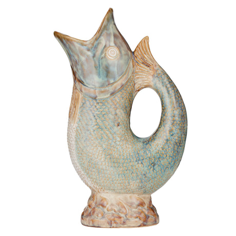Coast to Coast Pescado Ceramic Jug - Mint
