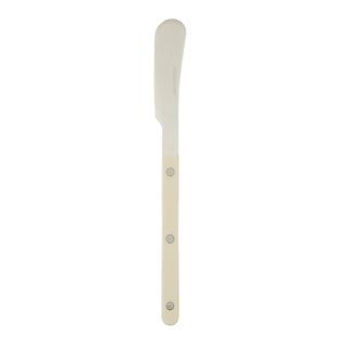 The Coast to Coast Remy S/Steel Cheese Spreader 16cm features a rounded stainless steel blade and a triple-riveted light handle, making it ideal for cheese boards. Shown isolated on a white background.