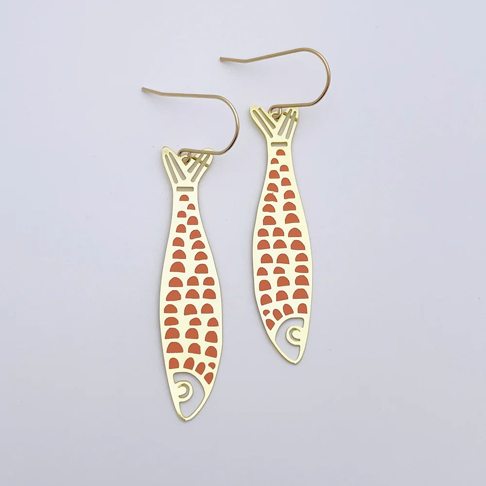 Denz Midi Fishy Earrings