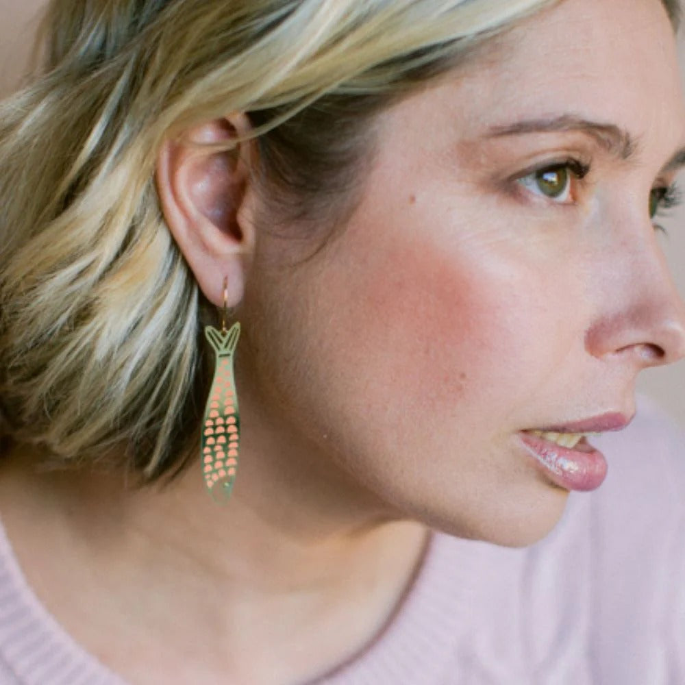 Denz Midi Fishy Earrings