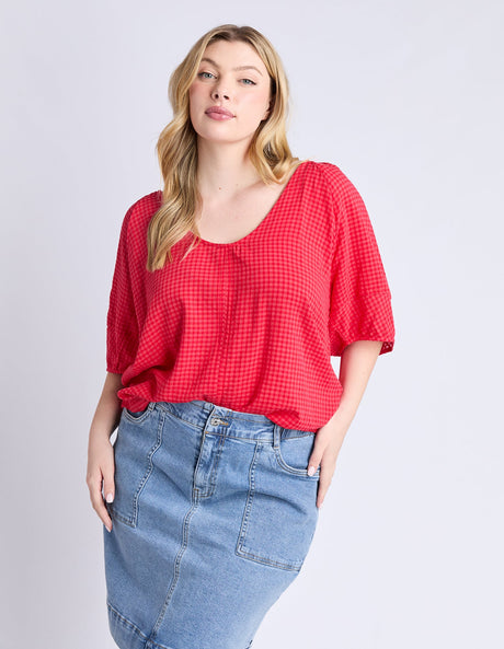 Elm Lifestyle Grove Top - Poppy