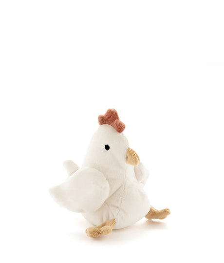 Nana Huchy Henrietta the Hen Rattle - cream