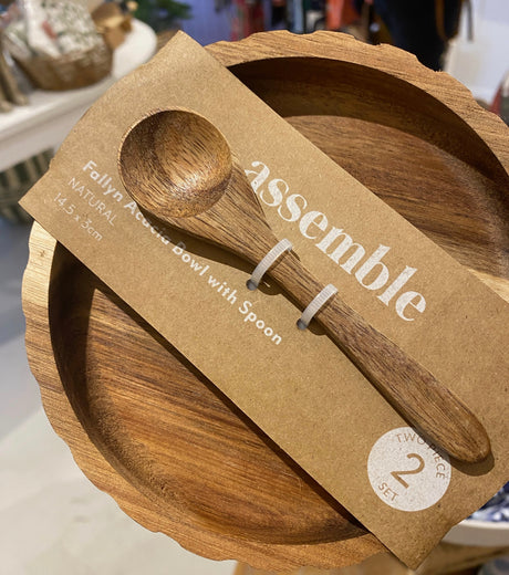 Coast to Coast Fallyn Acacia Bowl w/spoon