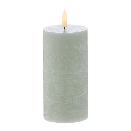 IsAlbi Hughe Flickering Candle LED Green 15cm