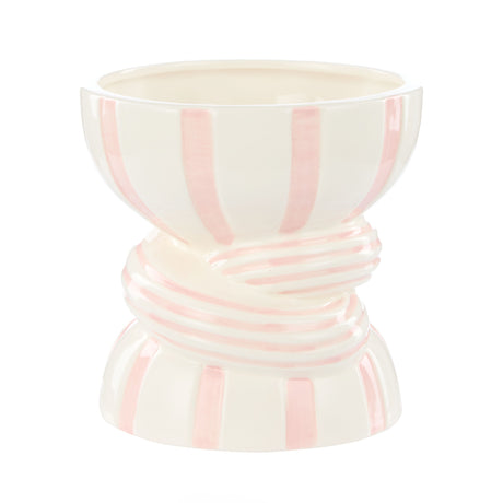 IsAlbi Lulu Striped Vase Pink