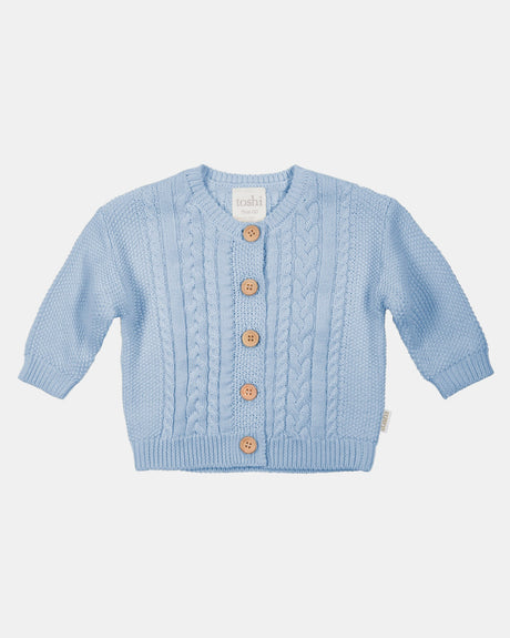Toshi Organic Cardigan Yummy - Bluebell