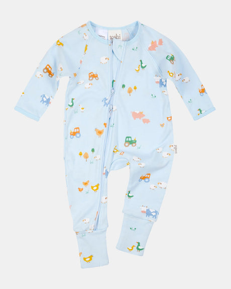 Toshi Onesie L/S Harvest / Farm Buddies 0