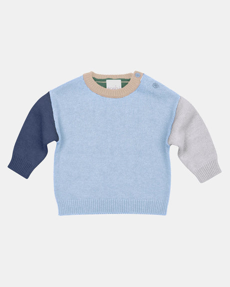 Toshi Organic Pullover bobby - Bluebell