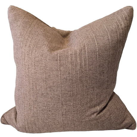 Macey and Moore Libbie Cushion 55cm Square - Fig - Feather Filled