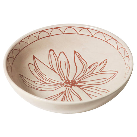 Robert Gordon Bowl 20CM June's Daisy Taupe