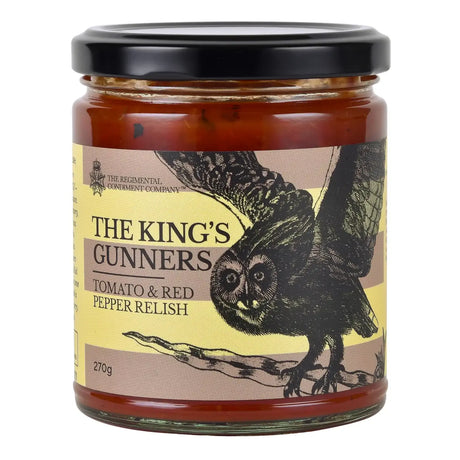 Gourmet Brands Kings Gunners Tomato & Red Pepper Relish
