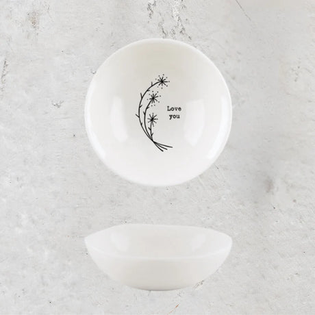 Heaven In Earth Flower Wobbly Bowl Sml - Love You