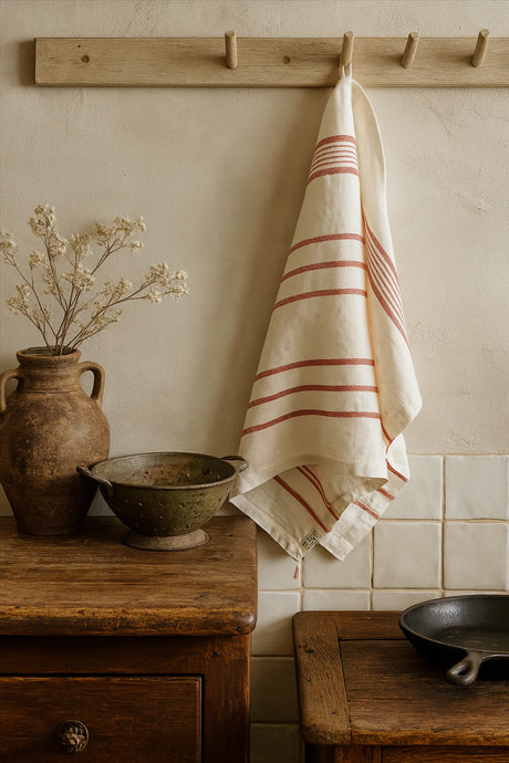 Mama and Tochter Pure French Linen Tea Towel