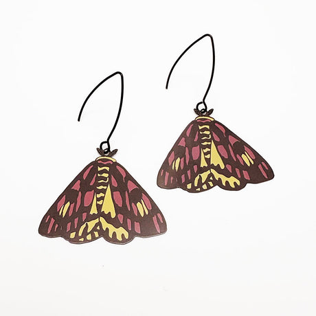 Sheep Moth earrings