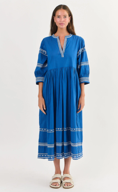 Namastai Cotton Dress DE08-Surf S M