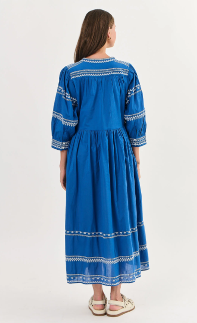 Namastai Cotton Dress DE08-Surf