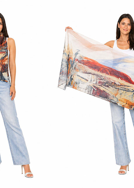 Artist Label Scarf - Uluru
