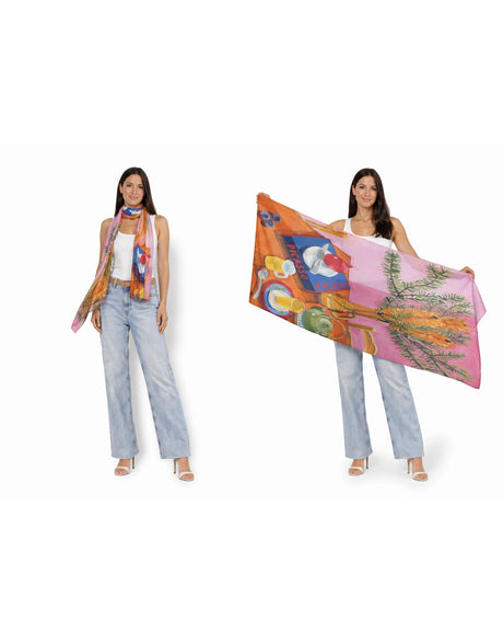 Artist Label Scarf - In The Bright Light Of Day I Love You Even More