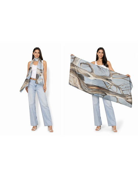 Artist Label Scarf - Reaching Light